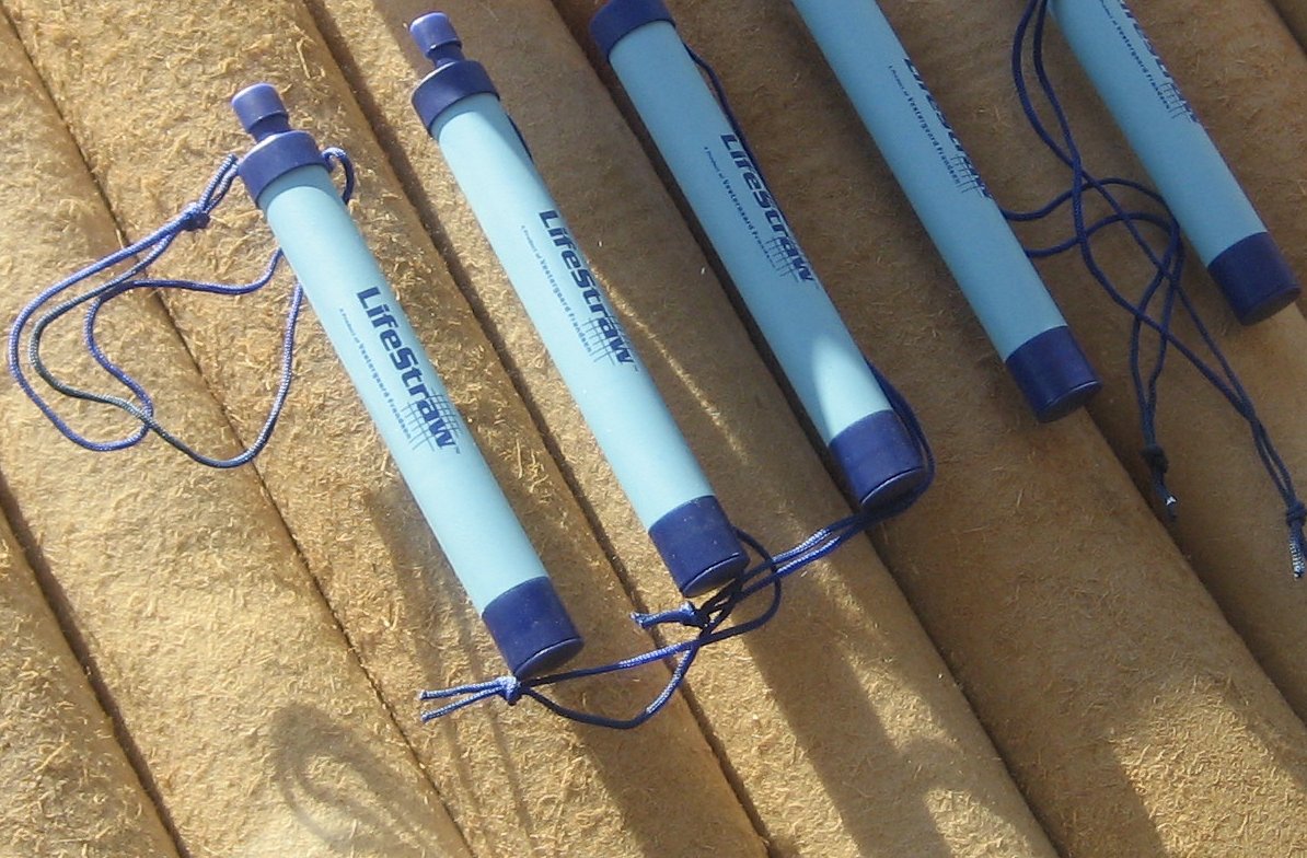Close Up Photo of Water-Filtering Straws