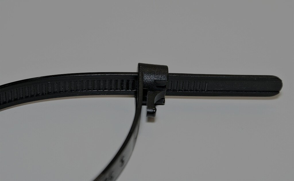 Close Up Photo of Reusable cable tie.