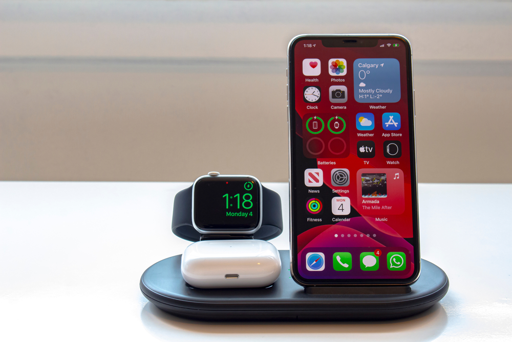 Charger Station for Multiple Devices, Wireless Charging Station Stand Dock Pad