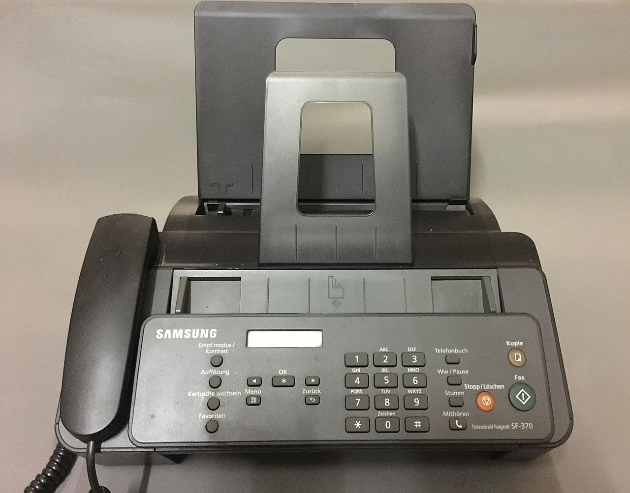 Samsung SF-370 fax machine with inkjet printing