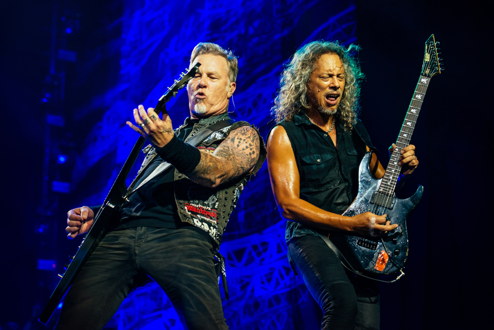 Metallica performing live