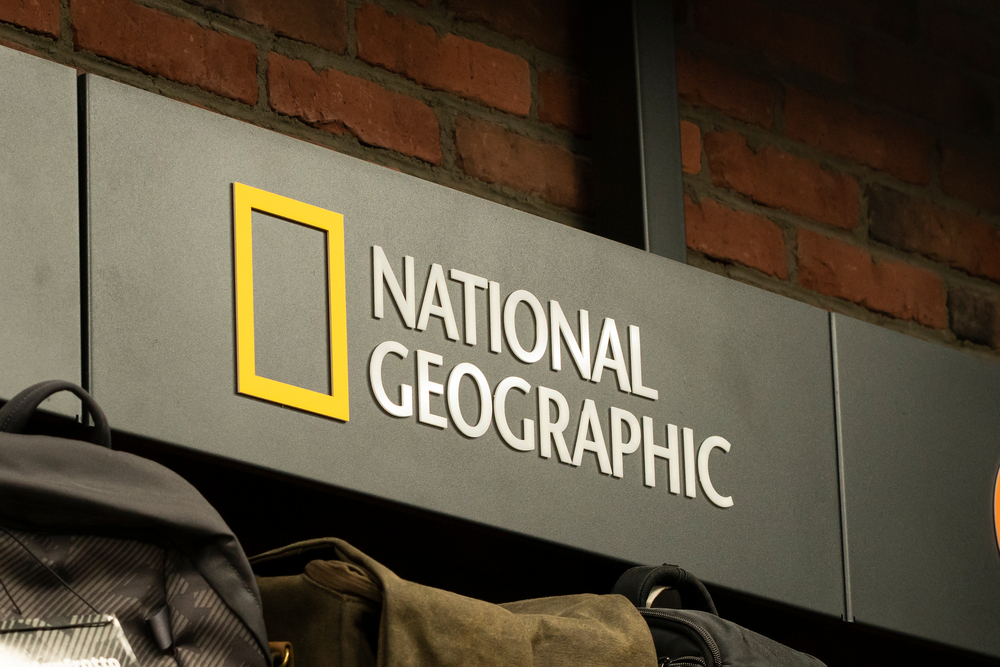 national geographic the company's logo
