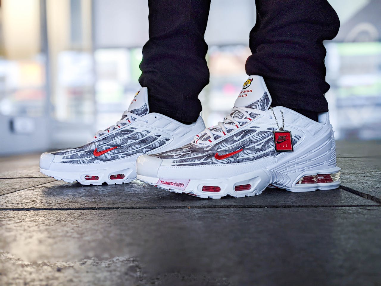 Close-Up Shot of a Pair of Sneakers