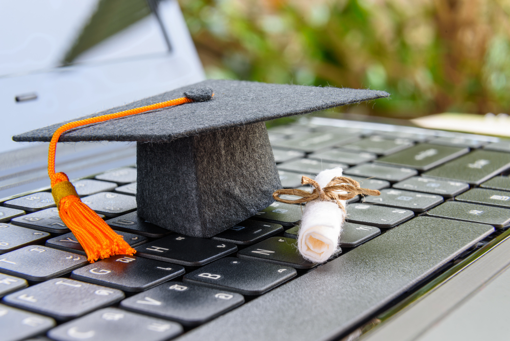 online graduate certificate program concept