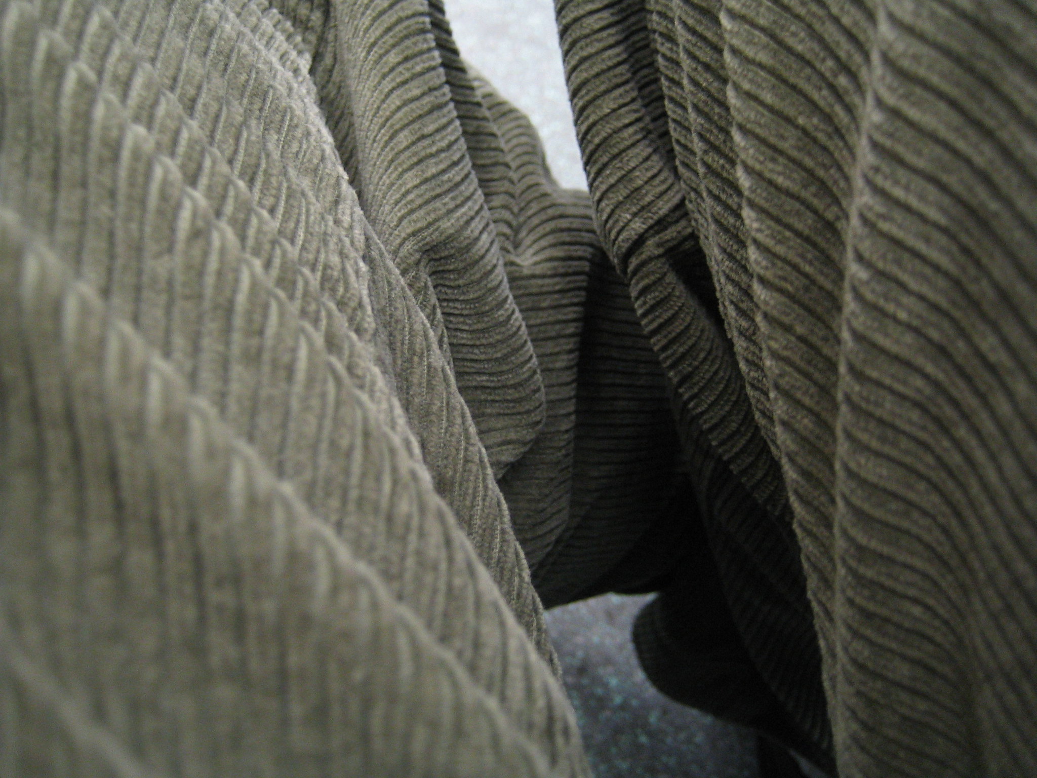 Giant Corduroy pants - close up