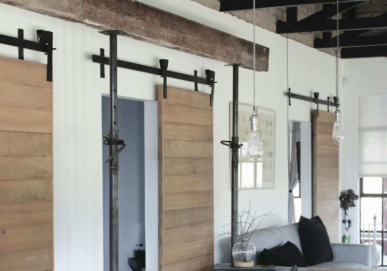 Barn doors in home