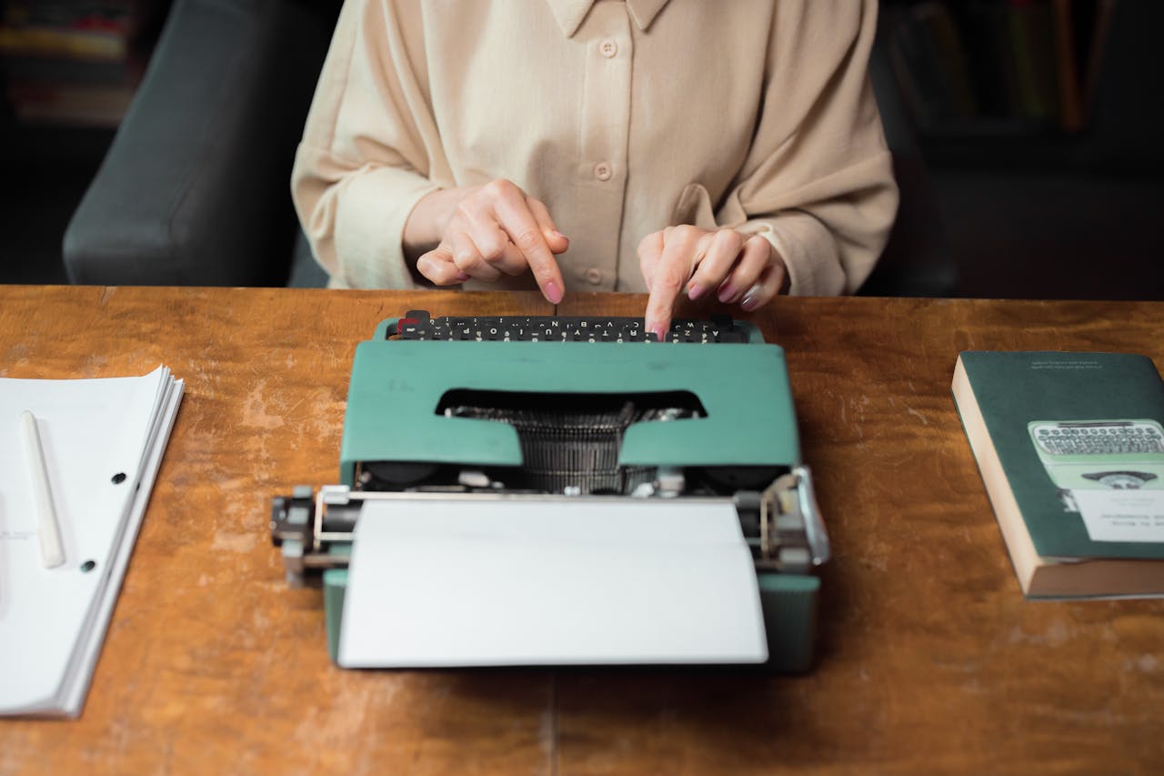 Woman with Typewriter