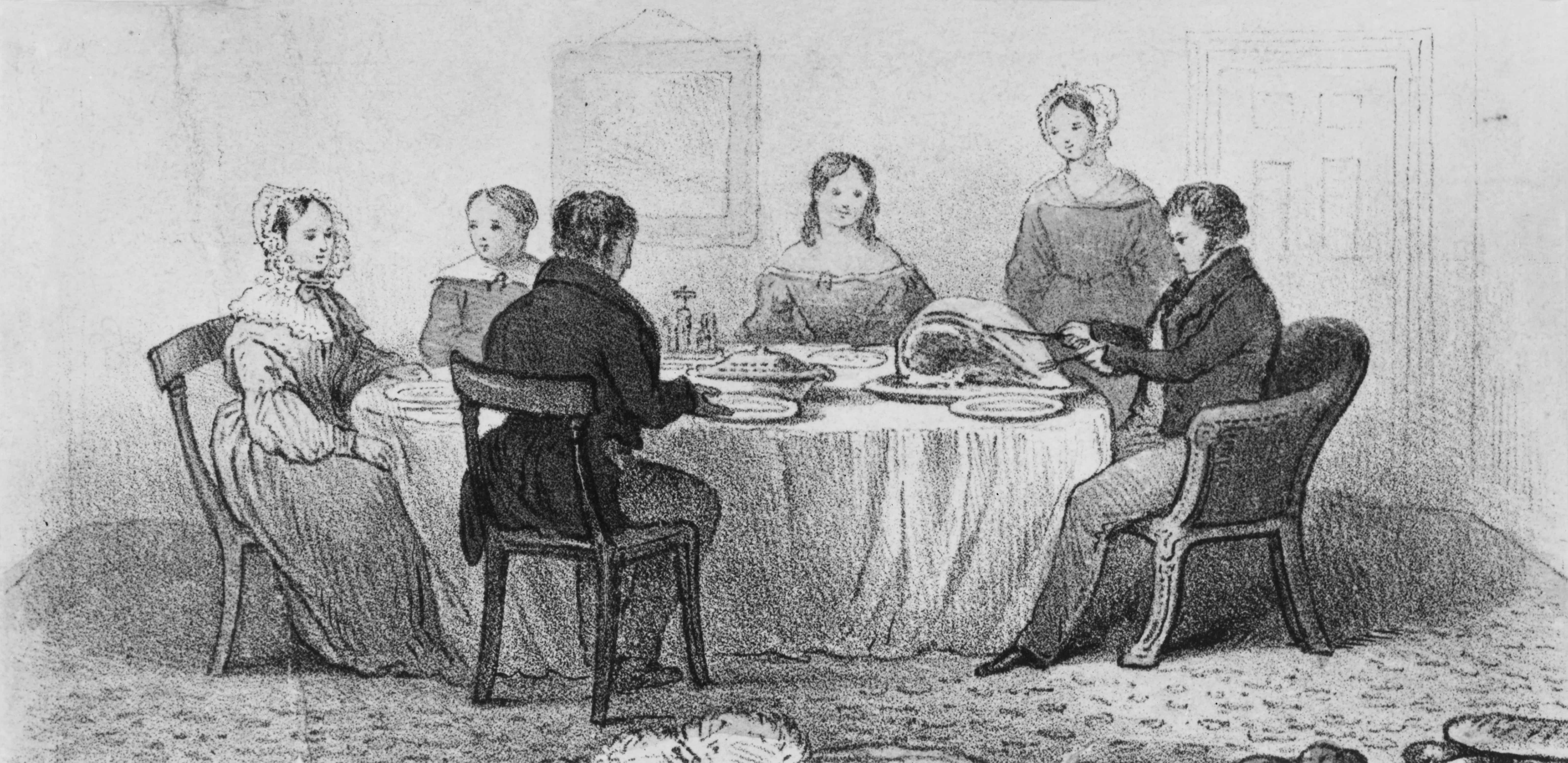 Victorian Dinner Table.