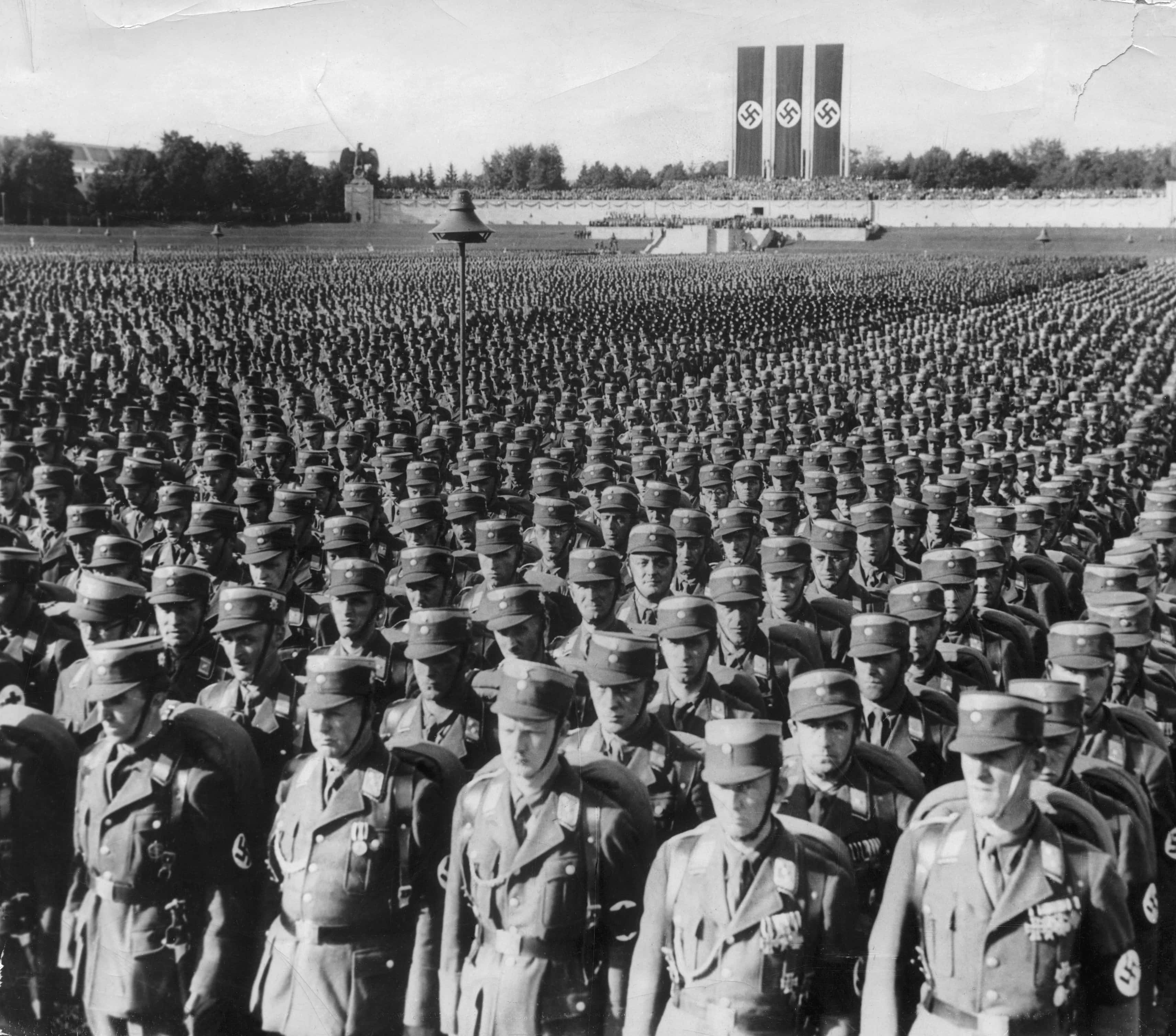 Nazis at Nuremburg Stadium.