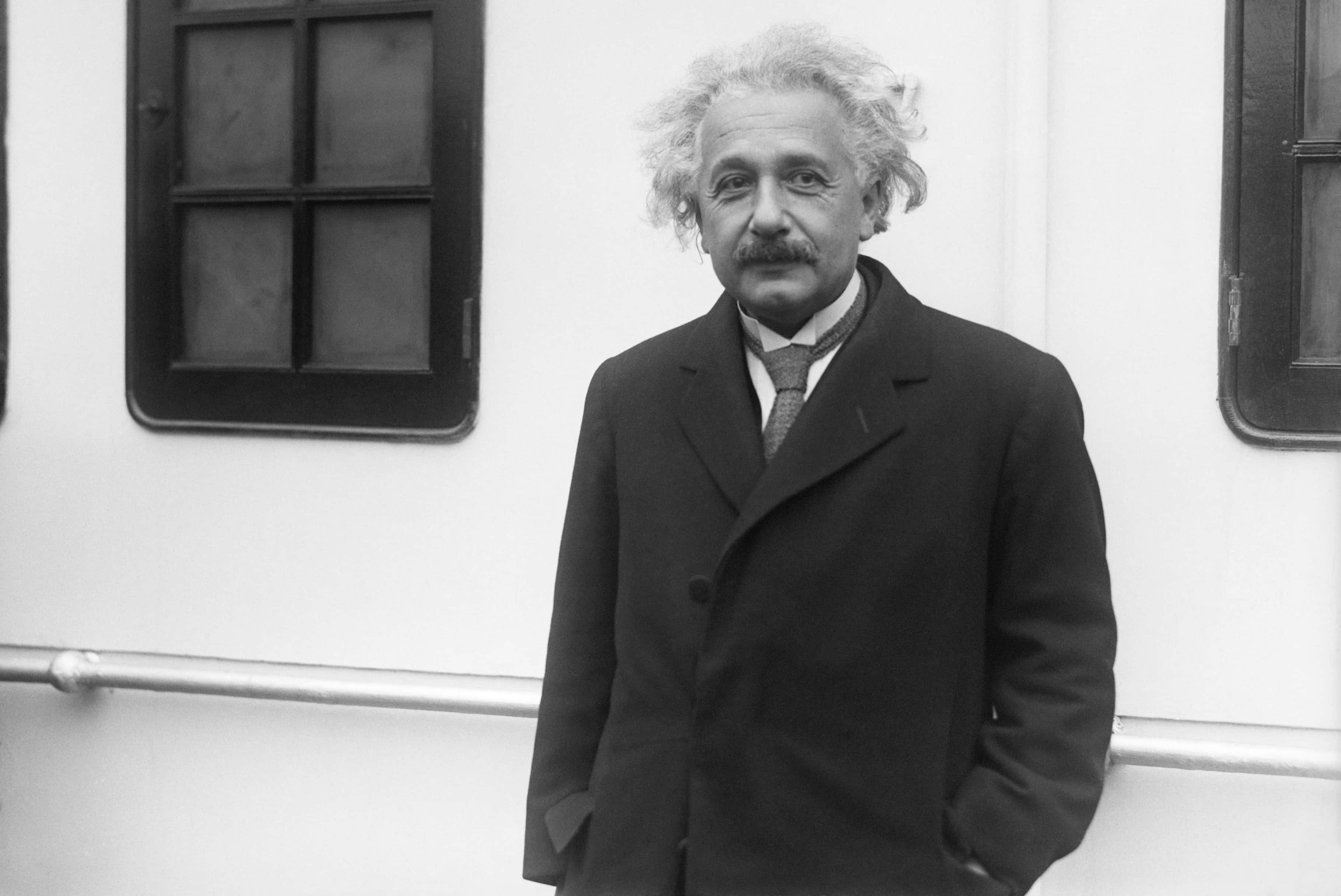 Albert Einstein Arrives in New York.