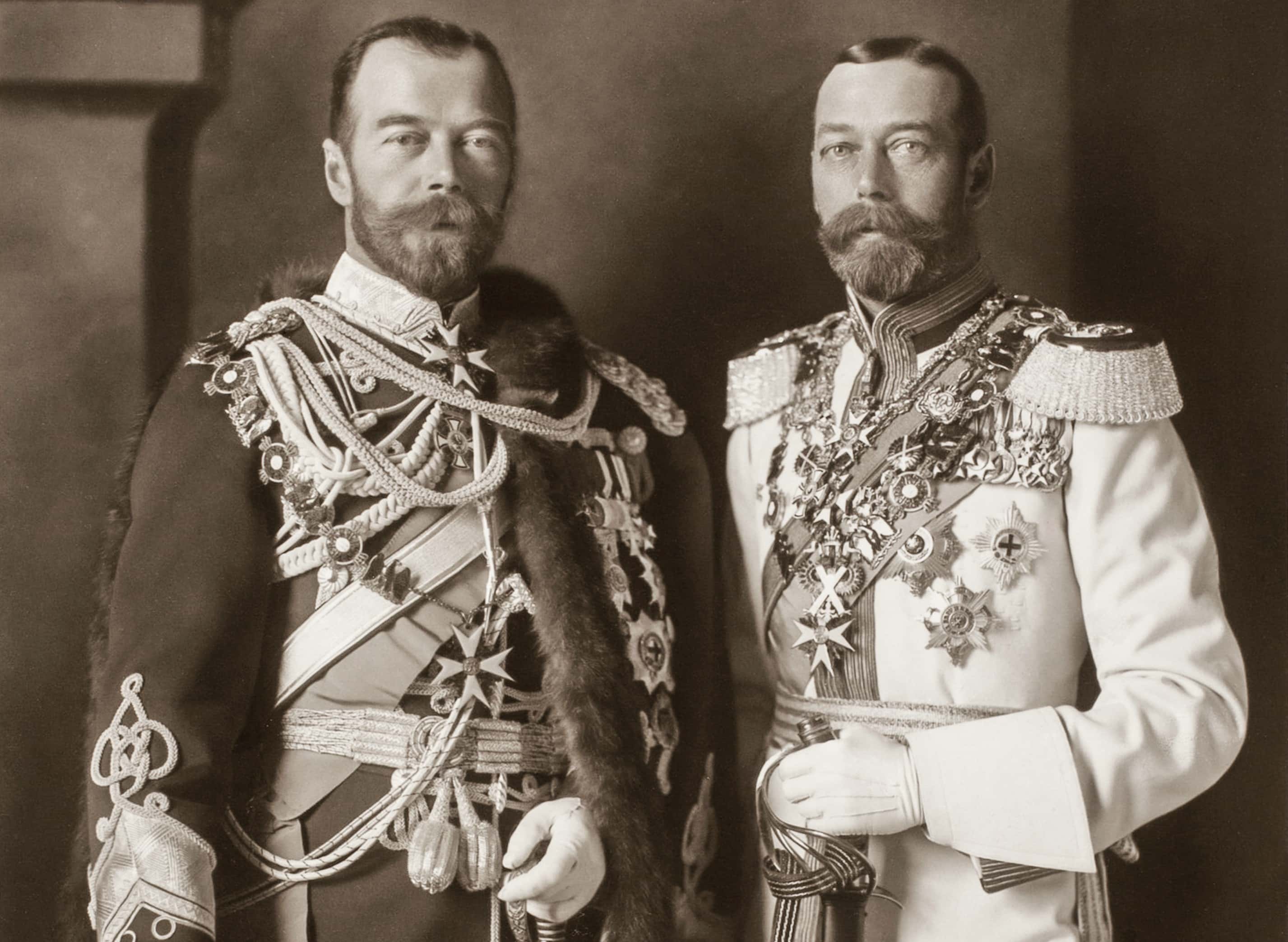 Царь Николай 2 и Король Англии Георг 5