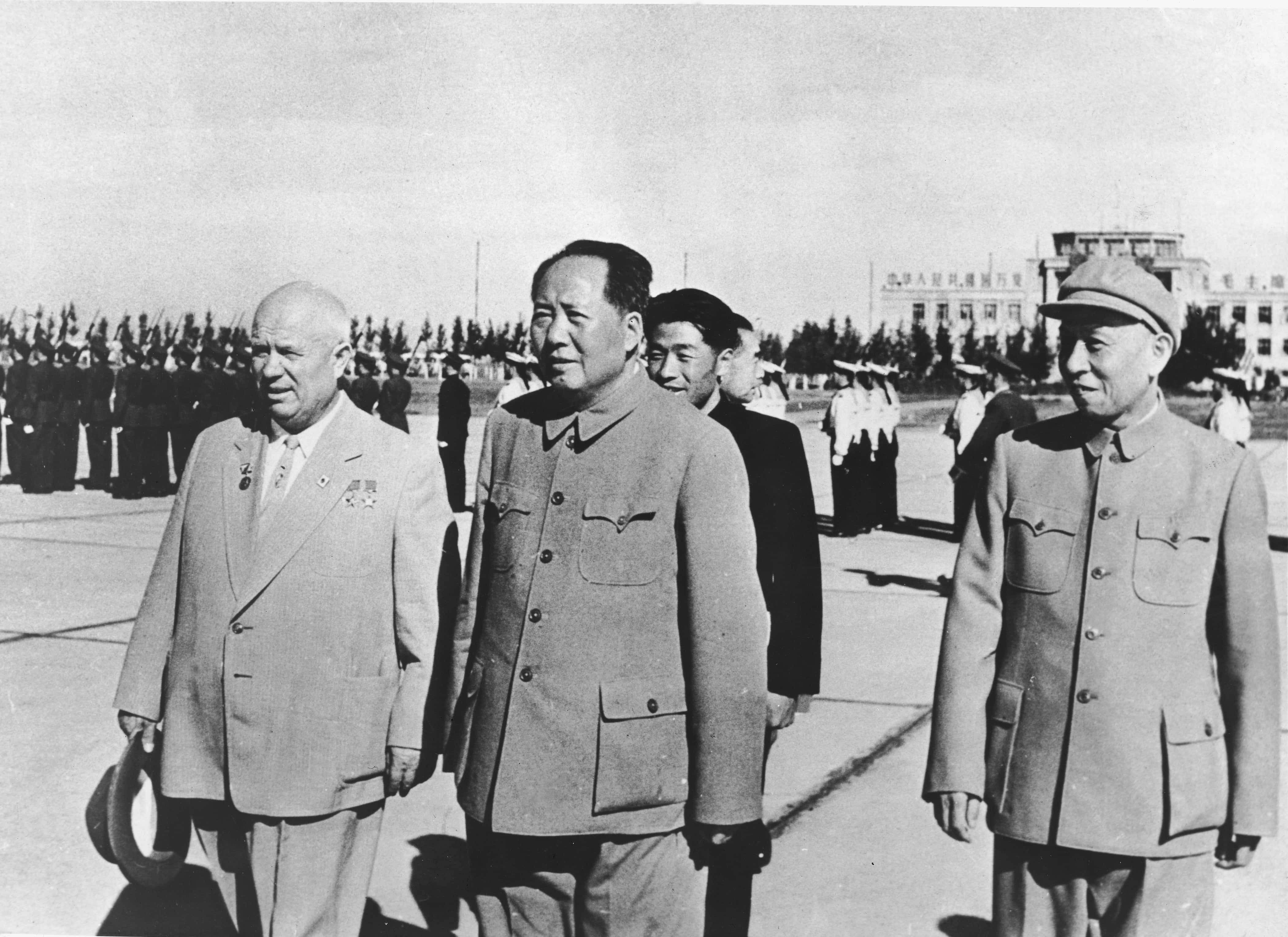 Khrushschev With Mao Zedong In China