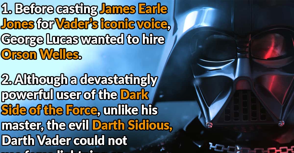 Dark Facts About Darth Vader