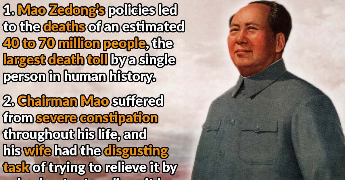 25 Strange But True Facts About Chairman Mao