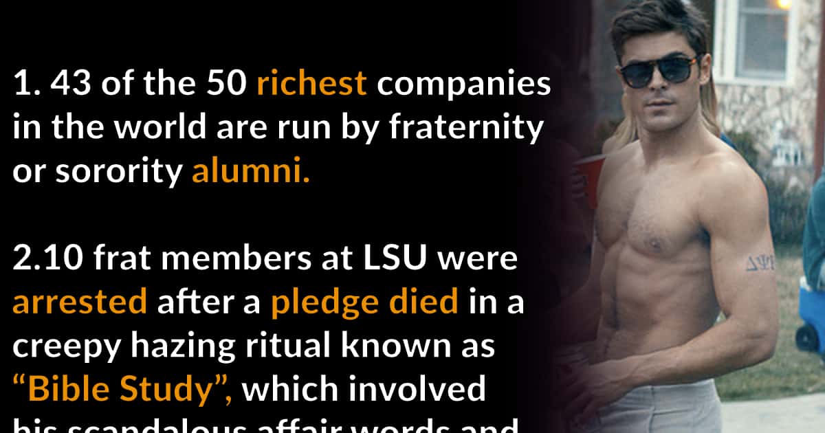 45 Wild Facts About Fraternities and Sororities