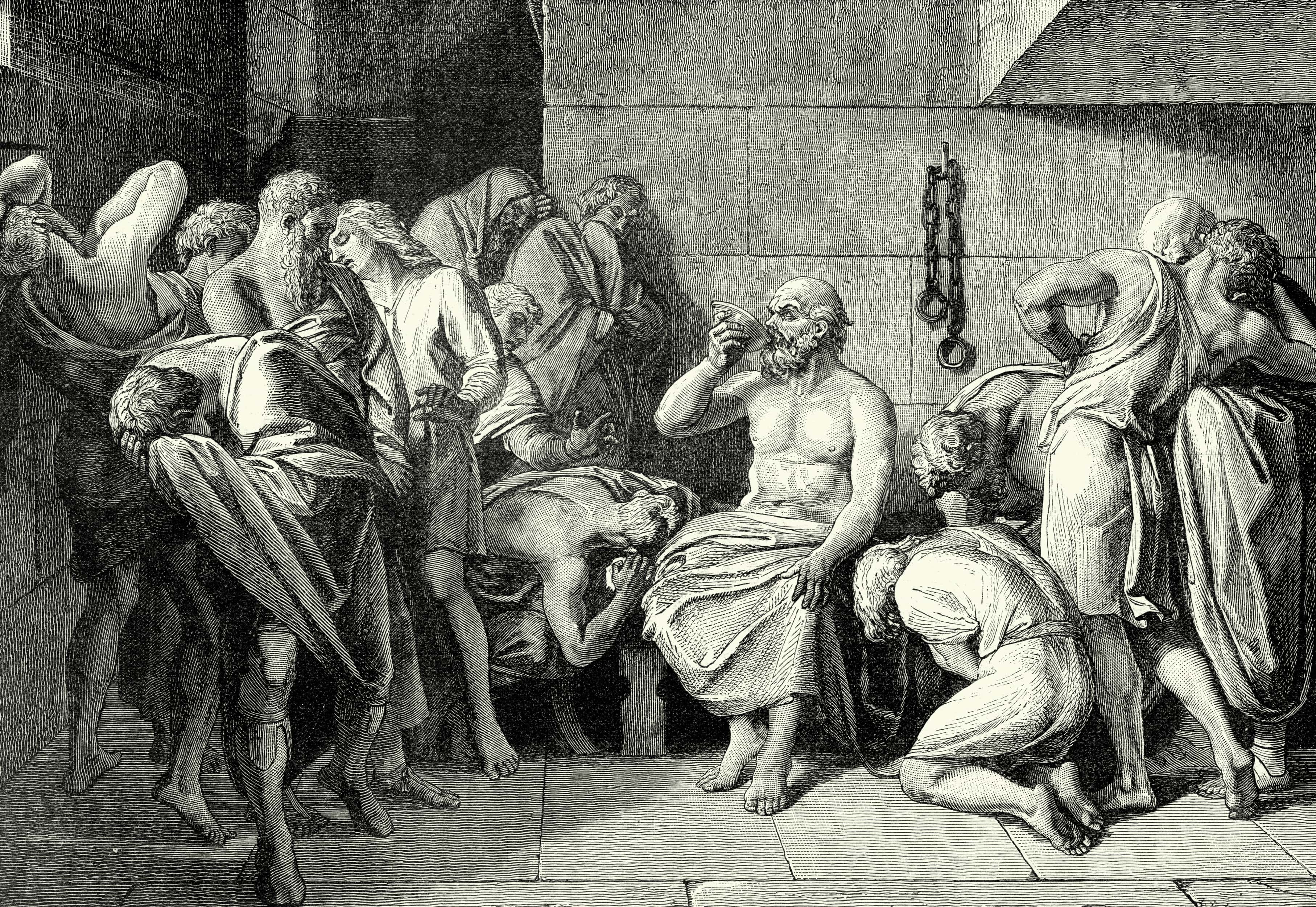 Ancient Greece - Socrates drinking the Hemlock.