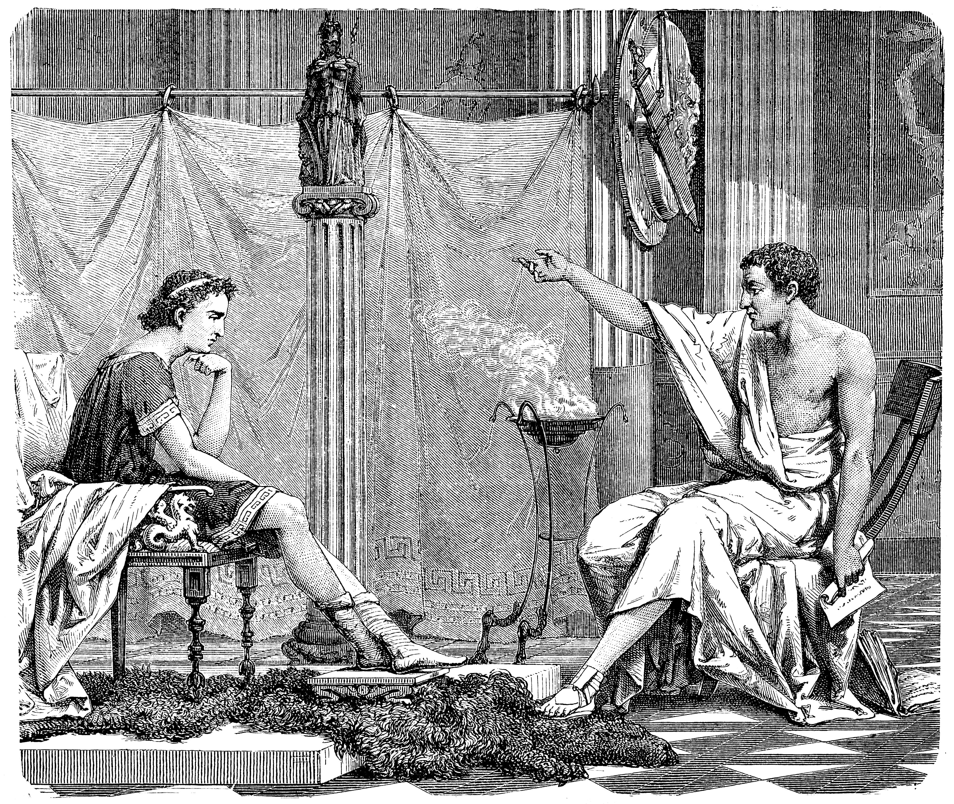 Aristotle Teaches Alexander The Great.
