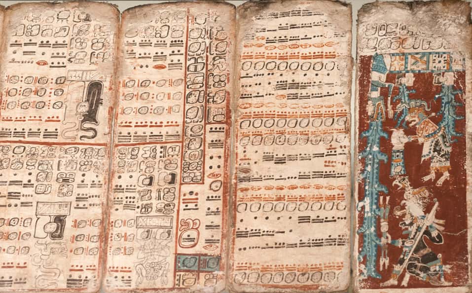 The historic Maya manuscript 'Codex Dres.