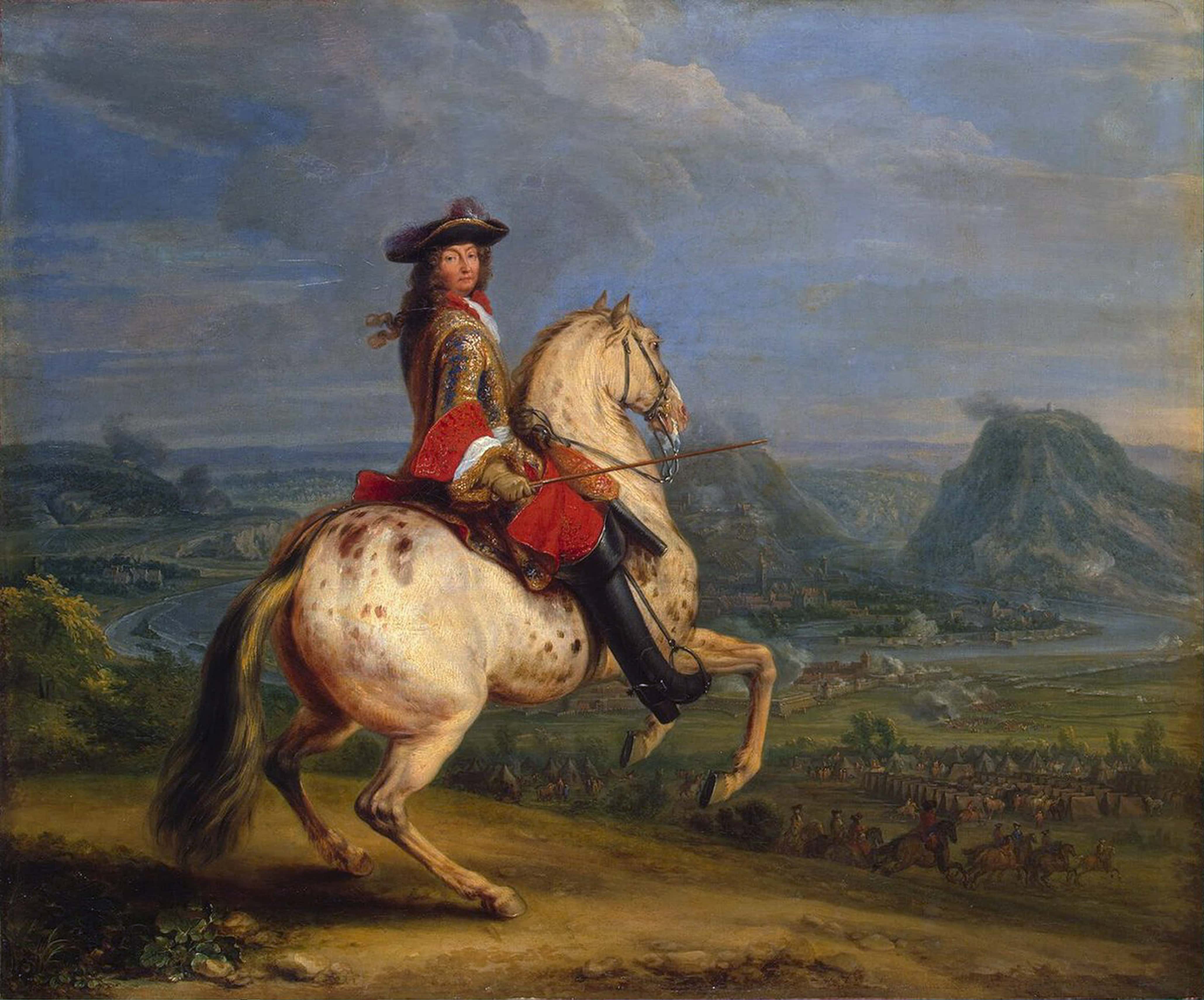 Louis XIV at the Taking of Besançon', 1674.