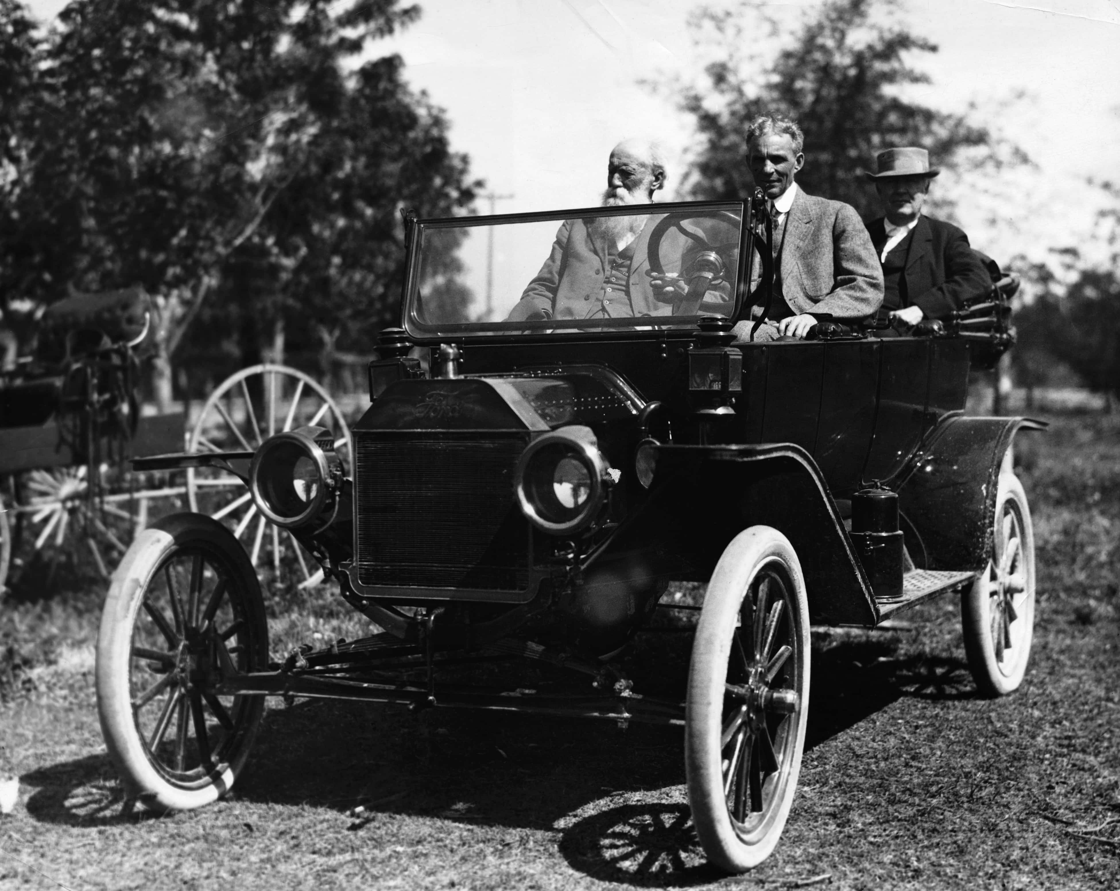 Henry Ford and Friends in Model T.