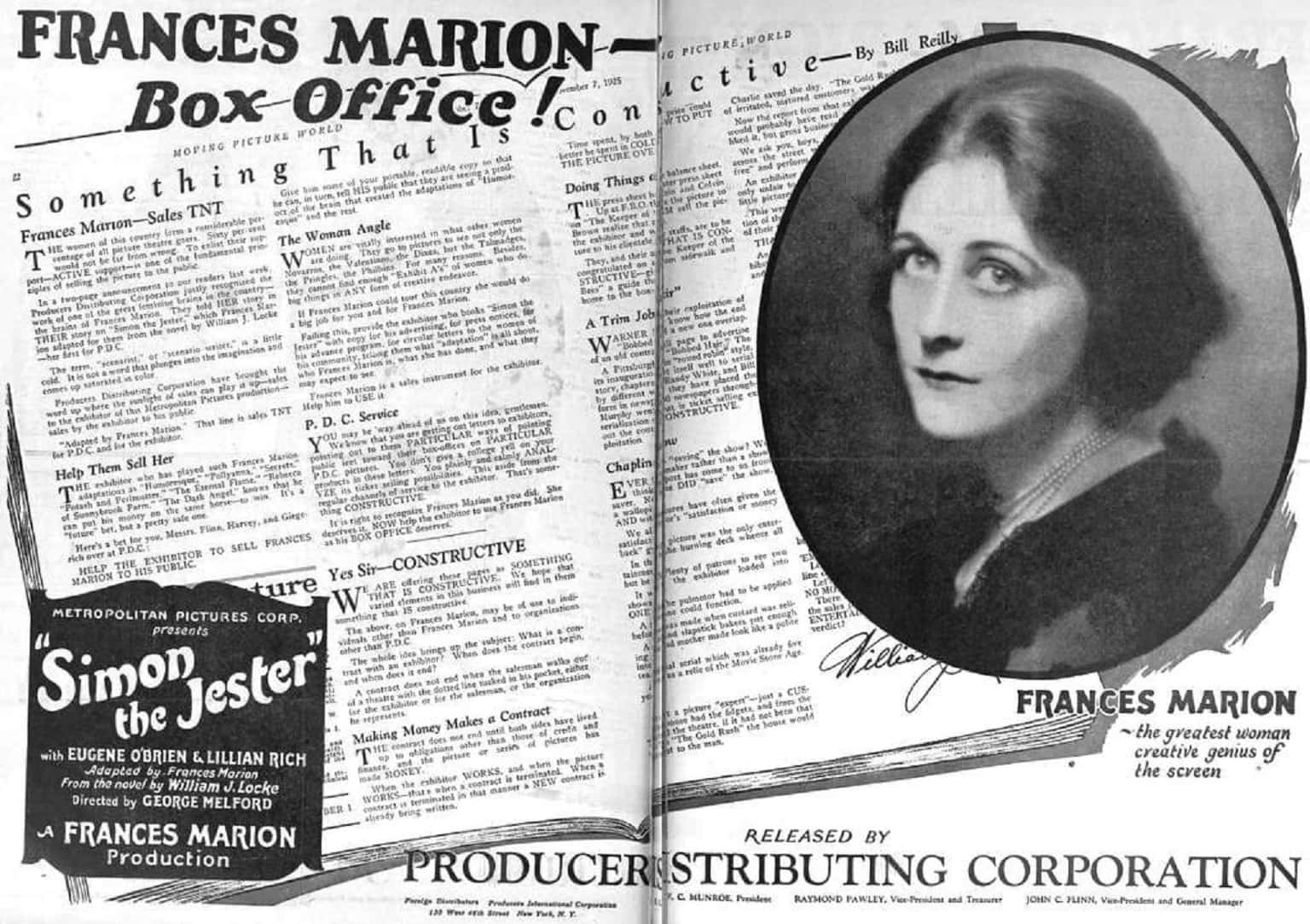 Frances Marion Facts